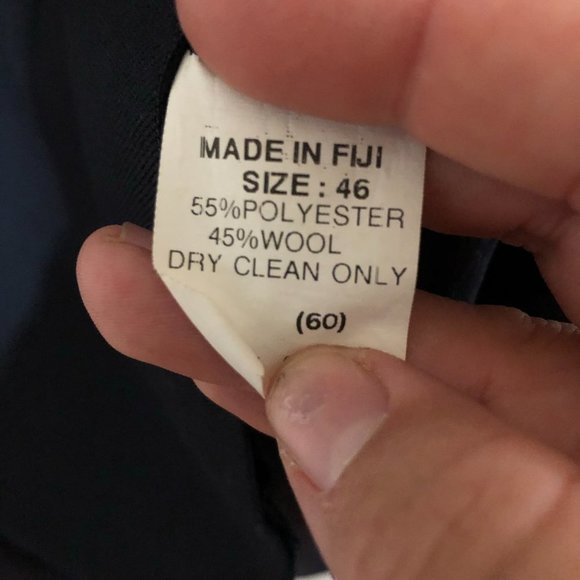 CORONET Blue Button Up Suit Jacket - Picture 4 of 6